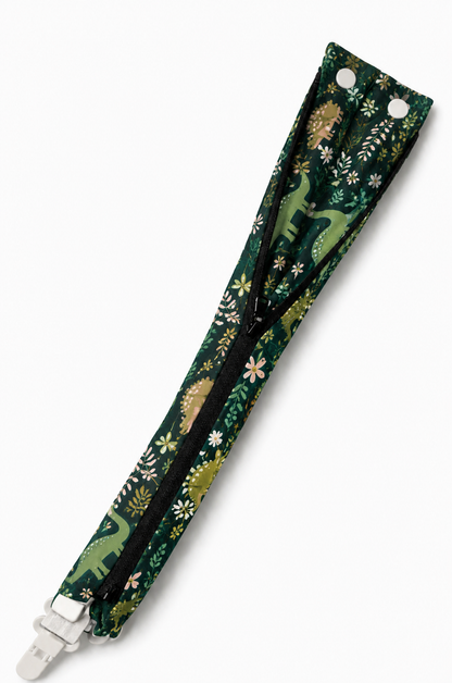 The Cocoon Sleeve - Dino Jungle, Performance Linen
