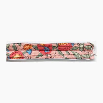 The Cocoon Sleeve in Pink Pomegranate — a close view along the sleeve